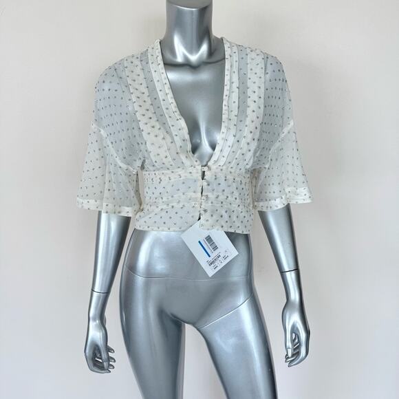 NWT!!! IRO women silk top size 34 FR or XS Retail 350$